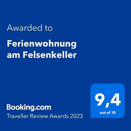 Ferienwohnung Am Felsenkeller Ebrach Εξωτερικό φωτογραφία